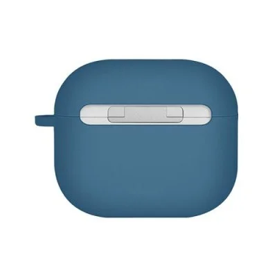 Uniq Nexo Active Hybrid Silicone Airpods 4Th Gen Case With Sports Ear Hooks - Blue
